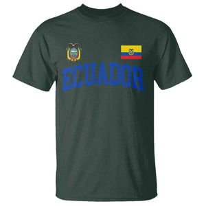 Ecuador Vintage Throwback Soccer Jersey Style T Shirt Ecuadorian Hispanic Heritage