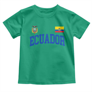 Ecuador Vintage Throwback Soccer Jersey Style Toddler T Shirt Ecuadorian Hispanic Heritage