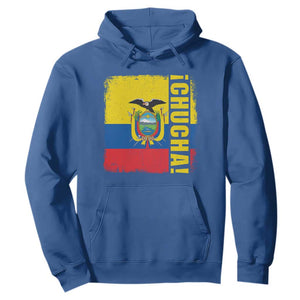 Chucha Funny Ecuadorian Slang Vintage Ecuador Flag Hoodie