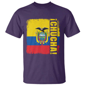 Chucha Funny Ecuadorian Slang Vintage Ecuador Flag T Shirt