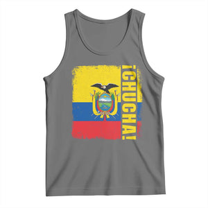 Chucha Funny Ecuadorian Slang Vintage Ecuador Flag Tank Top