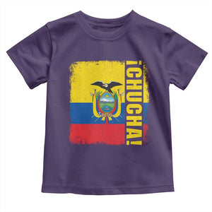 Chucha Funny Ecuadorian Slang Vintage Ecuador Flag Toddler T Shirt