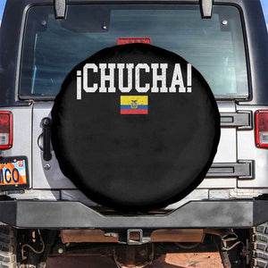 Chucha Funny Ecuadorian Slang Ecuador Flag Latino Saying Spare Tire Cover