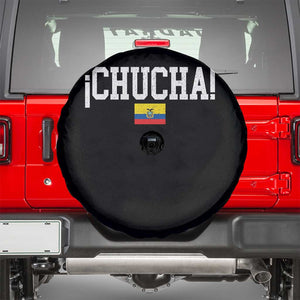 Chucha Funny Ecuadorian Slang Ecuador Flag Latino Saying Spare Tire Cover