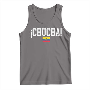 Chucha Funny Ecuadorian Slang Ecuador Flag Latino Saying Tank Top