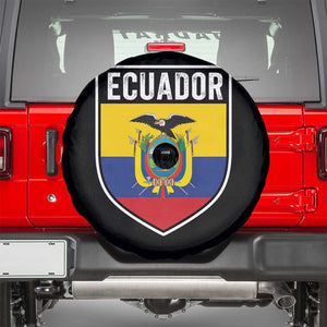 Ecuador Vintage Soccer Crest Escudo Ecuadorian Coat of Arms Spare Tire Cover