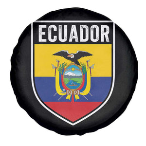 Ecuador Vintage Soccer Crest Escudo Ecuadorian Coat of Arms Spare Tire Cover