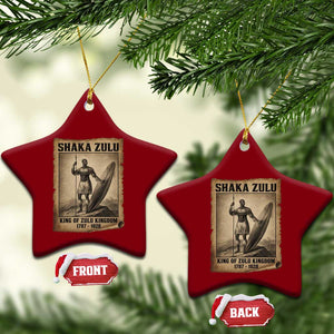 Shaka Zulu Ceramic Ornament King of Zulu Kingdom Indigenous African Tribe TS11 Print Your Wear