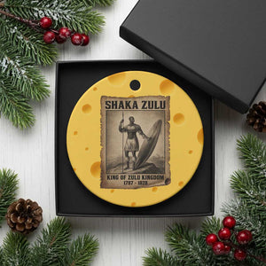 Shaka Zulu Ceramic Ornament King of Zulu Kingdom Indigenous African Tribe TS11 1pc Yellow Cheese Print Your Wear