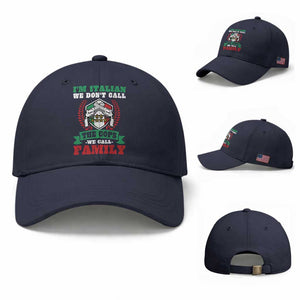 Funny I'm Italian We Don't Call The Cops We Call Family Baseball Cap Sicilian Mafia TS11 Baseball Cap Universal Fit Navy Print Your Wear