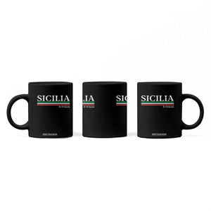 Sicily Sicilian Italian Flag Souvenirs Medusa Coffee Mug TS11 Print Your Wear