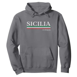 Sicily Sicilian Italian Flag Souvenirs Medusa Hoodie TS11 Charcoal Print Your Wear