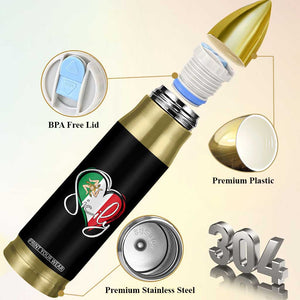 Sicily Palermo Italy Medusa Sicilia Heart Italian Flag Bullet Tumbler TS11 Print Your Wear