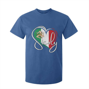 Sicily Palermo Italy Medusa Sicilia Heart Italian Flag T Shirt For Kid TS11 Royal Blue Print Your Wear