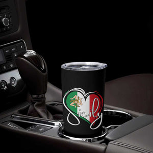Sicily Palermo Italy Medusa Sicilia Heart Italian Flag Tumbler Cup TS11 Print Your Wear