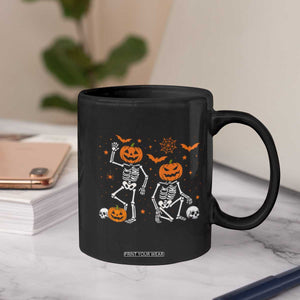 Funny Trump Hallloween Skeleton Pumpkin Political Satire Coffee Mug TS11 Print Your Wear
