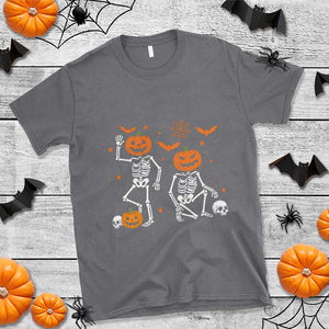 Funny Trump Hallloween Skeleton Pumpkin Political Satire T Shirt TS11 Charcoal Print Your Wear