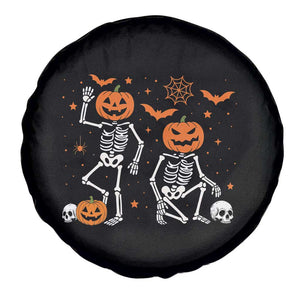 Funny Trump Hallloween Skeleton Pumpkin Political Satire Spare Tire Cover TS11 Print Your Wear