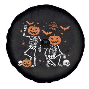 Funny Trump Hallloween Skeleton Pumpkin Political Satire Spare Tire Cover TS11 Print Your Wear