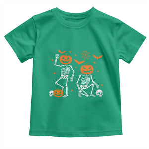 Funny Trump Hallloween Skeleton Pumpkin Political Satire Toddler T Shirt TS11 Irish Green Print Your Wear