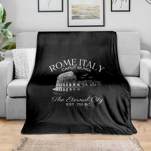 Rome Colosseum Italy Throw Blanket Caput Mindi The Eternal City Amphitheatre Ancient TS11 Print Your Wear