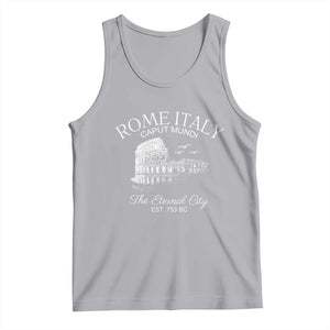 Rome Colosseum Italy Tank Top Caput Mindi The Eternal City Amphitheatre Ancient TS11 Athletic Heather Print Your Wear
