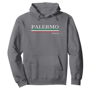 Palermo Sicily Italian Flag Souvenirs Sicilia Italia Hoodie TS11 Charcoal Print Your Wear
