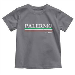 Palermo Sicily Italian Flag Souvenirs Sicilia Italia Toddler T Shirt TS11 Charcoal Print Your Wear