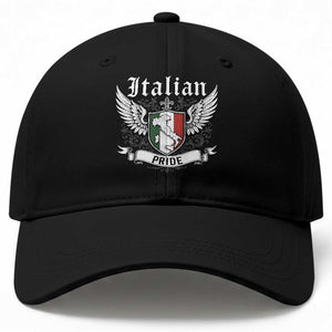 Italian Pride Baseball Cap Vintage Patriotic Italy Map TS11 Print Your Wear