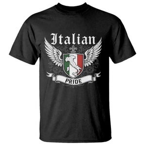 Italian Pride T Shirt Vintage Patriotic Italy Map TS11 Black Print Your Wear