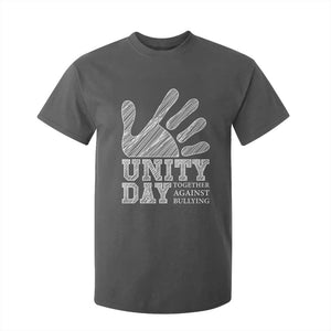 Anti Bullying Awareness T Shirt For Kid Unity Day Together Against Bullying Hand TS11 Dark Heather Print Your Wear