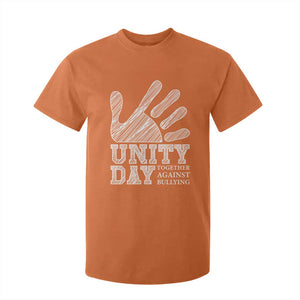 Anti Bullying Awareness T Shirt For Kid Unity Day Together Against Bullying Hand TS11 Orange Print Your Wear