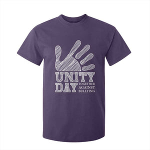Anti Bullying Awareness T Shirt For Kid Unity Day Together Against Bullying Hand TS11 Purple Print Your Wear