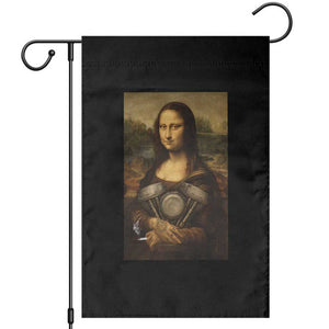 Funny Monalisa Rider Vintage Retro Motorcycle Engine Garden Flag TS11 Black Print Your Wear