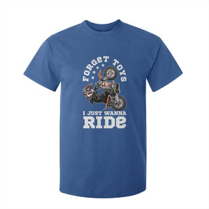 Dirt Bike Boys T Shirt For Kid Funny Forgive Toys I Just Wanna Ride Motocross Rider TS11 Royal Blue Print Your Wear