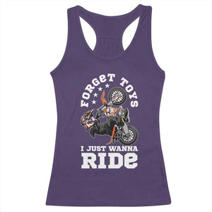Dirt Bike Boys Racerback Tank Top Funny Forgive Toys I Just Wanna Ride Motocross Rider TS11 Purple Print Your Wear