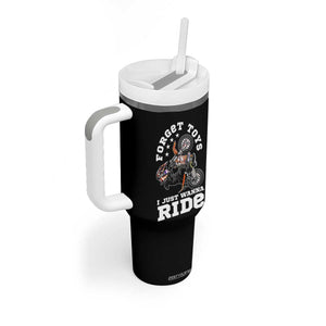Dirt Bike Boys Tumbler With Handle Funny Forgive Toys I Just Wanna Ride Motocross Rider TS11 Print Your Wear