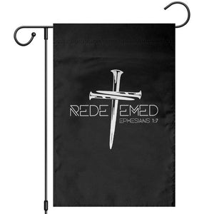 Redeemed Christian Vintage Ephesians Bible Verse Redemption Garden Flag TS11 Black Print Your Wear