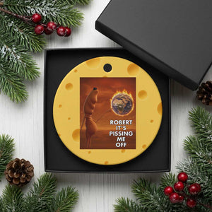 Funny Marcus Ceramic Ornament Robert Its Pissing Me Off Worm Meme TS11 1pc Yellow Cheese Print Your Wear