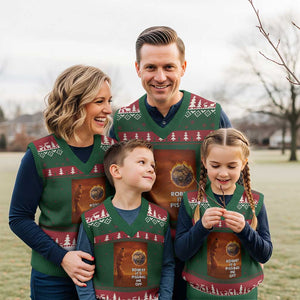 Funny Marcus V-Neck Knit Sweater Vest Robert Its Pissing Me Off Worm Meme TS11 Red Green Print Your Wear
