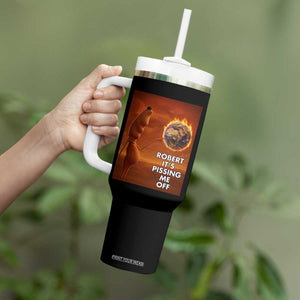 Funny Marcus Tumbler With Handle Robert Its Pissing Me Off Worm Meme TS11 Print Your Wear