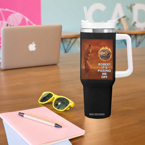 Funny Marcus Tumbler With Handle Robert Its Pissing Me Off Worm Meme TS11 Print Your Wear