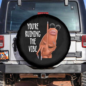 Funny Marcus Spare Tire Cover You Are Ruining The Vibe Worm Meme TS11 No hole Black Print Your Wear