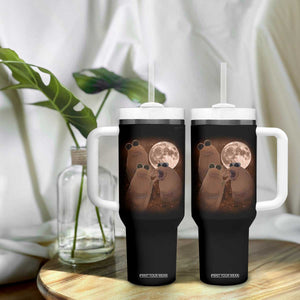 Three Marcus The Worm Moon Tumbler With Handle Funny Weird Cursed Meme TS11 Print Your Wear