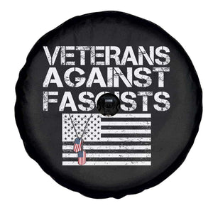 Veterans Against Fascists Spare Tire Cover Patriotic Soldier Vintage American Flag Dog Tag TS11 Print Your Wear