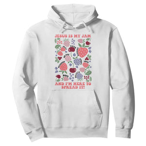 Jesus Is My Jam And I Am Here To Spread It Hoodie Christian Faith TS11 White Print Your Wear