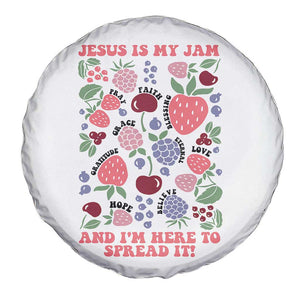 Jesus Is My Jam And I Am Here To Spread It Spare Tire Cover Christian Faith TS11 Print Your Wear