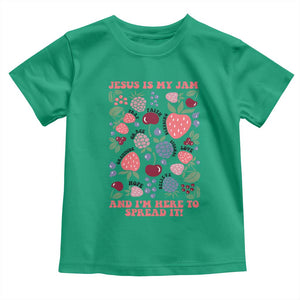Jesus Is My Jam And I Am Here To Spread It Toddler T Shirt Christian Faith TS11 Irish Green Print Your Wear