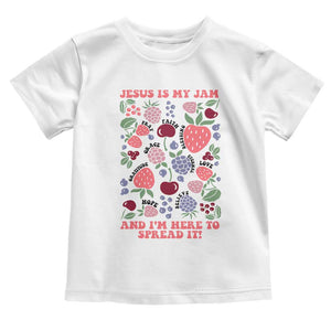 Jesus Is My Jam And I Am Here To Spread It Toddler T Shirt Christian Faith TS11 White Print Your Wear