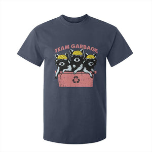 Funny Trump Supporter T Shirt For Kid Team Garbage Racoon Blonde Hair TS11 Navy Print Your Wear